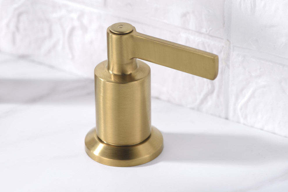 Ultra Faucets UF5700X Two Handle Bathroom Widespread Faucet, Brushed Gold