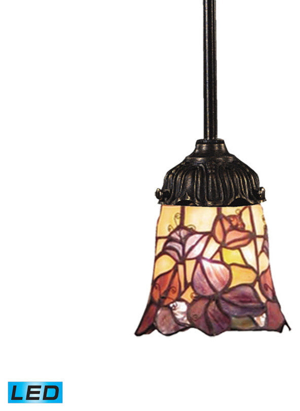 ELK Lighting Mix-n-Match 1-Light LED Pendant, Tiffany Bronze