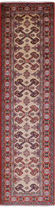 2' 8" X 10' 3" Runner Shirvan Super Kazak Handmade Wool Rug Q6555