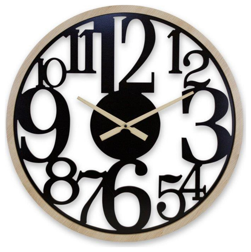 Wall Clock 23.5"D MDF