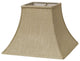 14" Light Wheat Premium Square Bell Slanted Linen Lampshade