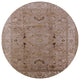Ahgly Company Indoor Round Mid-Century Modern Area Rugs, 7' Round