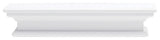 23" Classic White Floating Wall Shelf