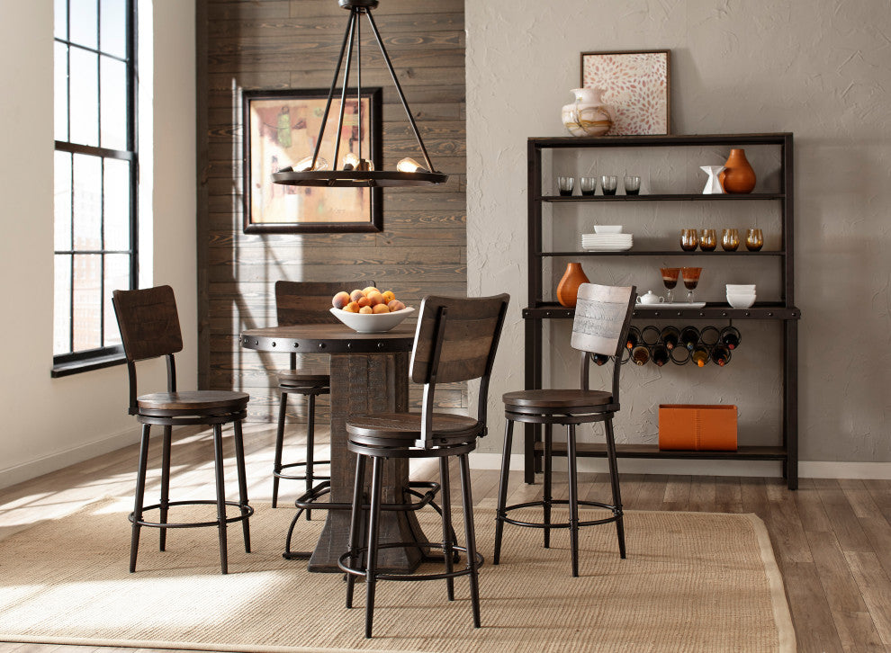 Hillsdale Jennings 5-Piece Round Counter Height Dining