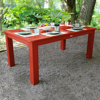 Rectangle Dining Table, Rustic Red