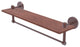Tango 22" Solid Wood Shelf with Towel Barv, Antique Copper