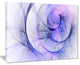 "Blue Storm Sky" Abstract Digital Art Canvas Print