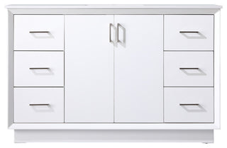 54" SIngle Bathroom Vanity, White