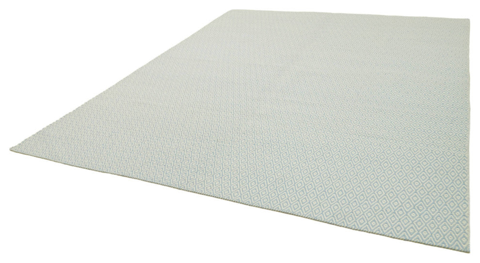 Rug N Carpet - Handwoven Modern Design 9' 0'' x 12' 0'' Wool Unique Kilim Rug