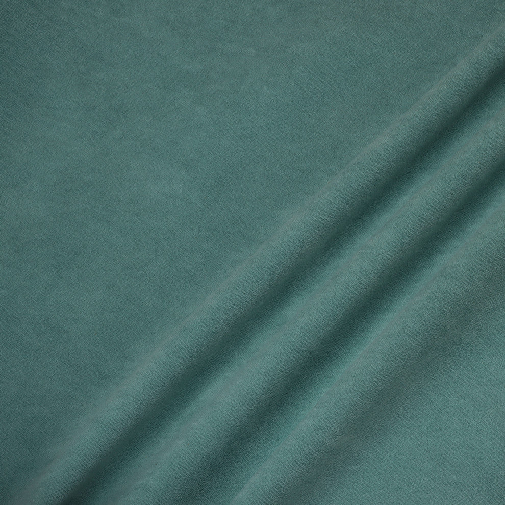 Delara Set of 1 Velvet 20x20", Cushion Cover, Mint Green, Pillow Cover Only