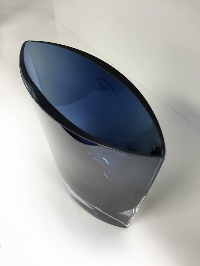 Samantha Midnight Blue Vase 8"