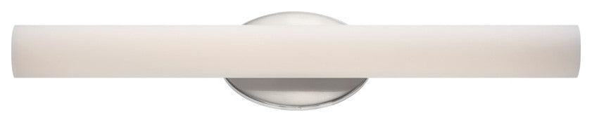 Modern Forms Loft LED Bath and Wall Light, Brushed Nickel, 24"