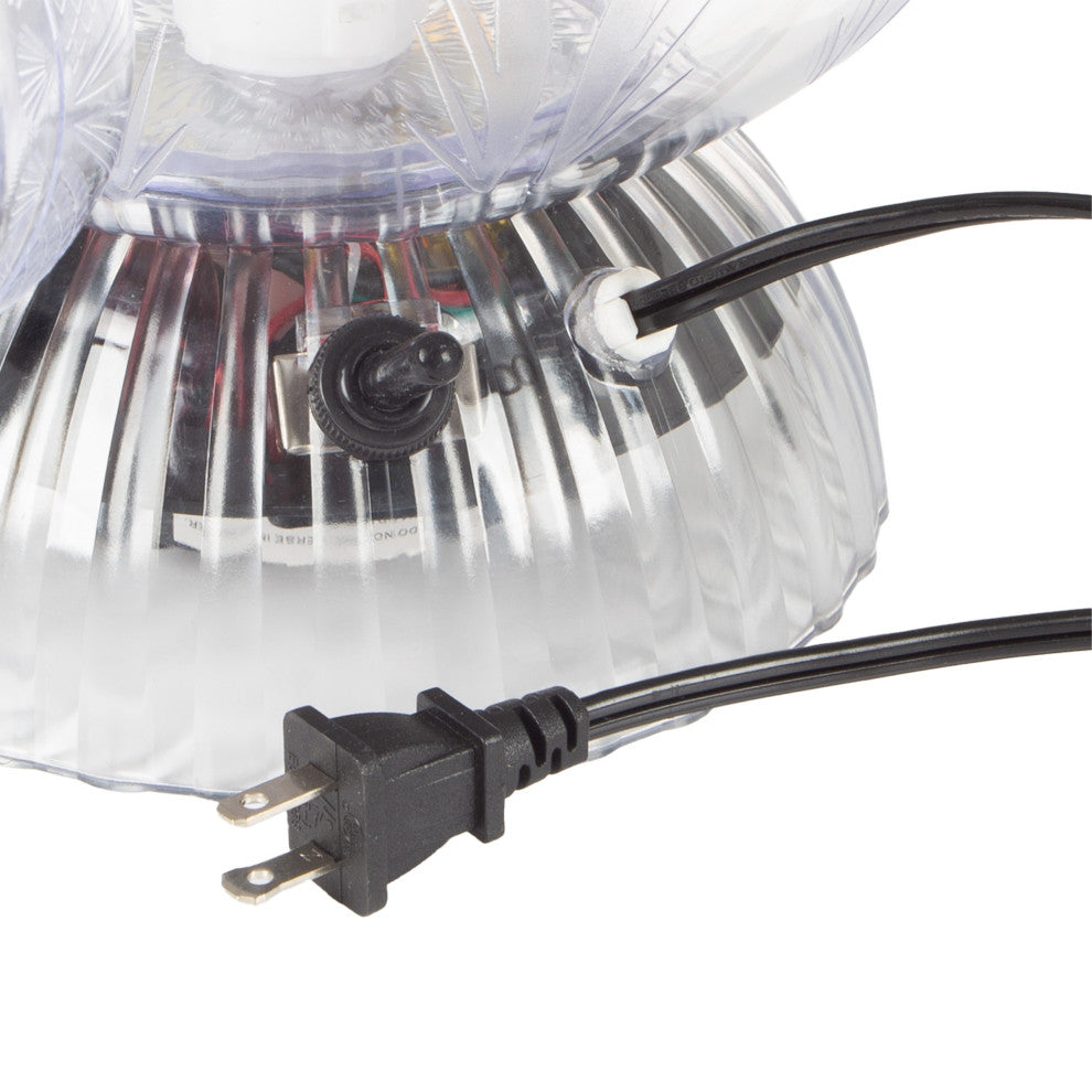 3-Tier Party Drink Dispenser 1.5-Gallon Punch Fountain LED Light Base, 5 Cups
