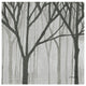 "Spring Trees Greystone III" Digital Paper Print by Kathrine Lovell, 42"x42"