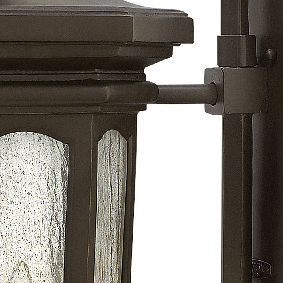 Hinkley Raley Extra Large Wall Mount Lantern, Oil Rubbed Bronze