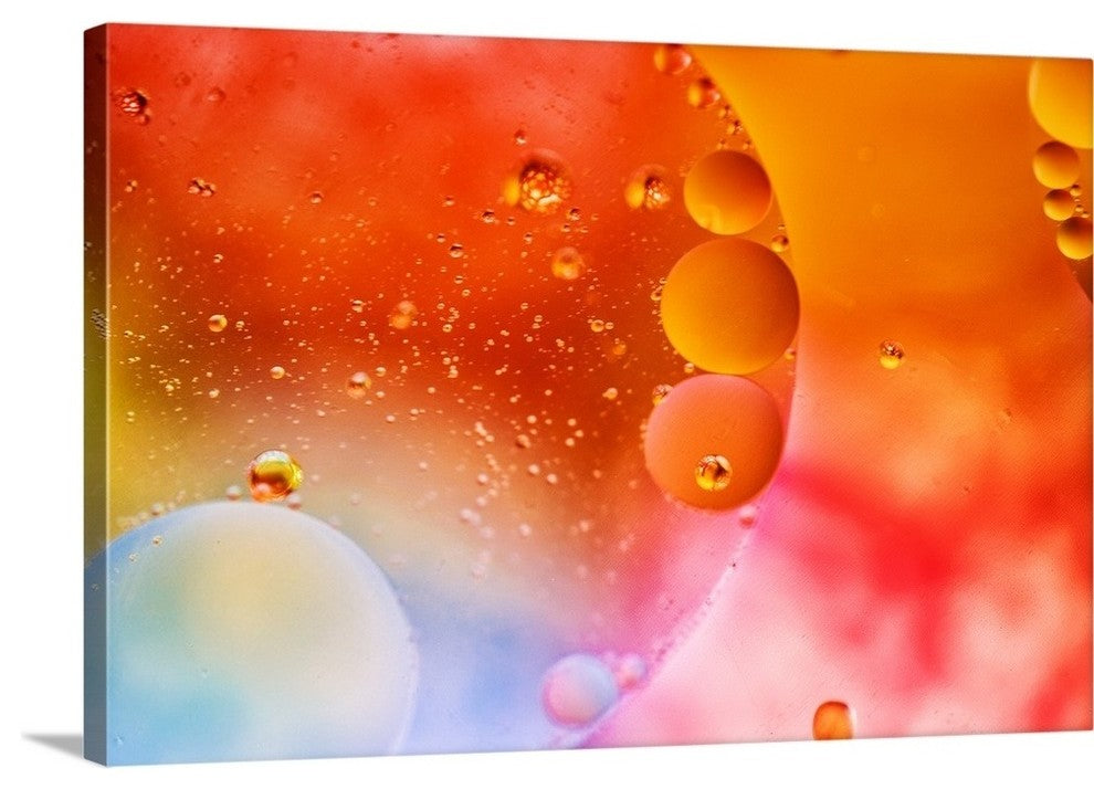 "Sunburst" Wrapped Canvas Art Print, 48"x32"x1.5"
