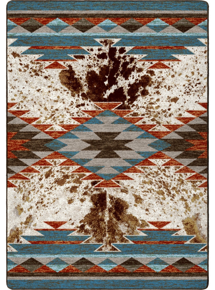 Nova Cowhide, Browns, 5'x8'