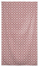 Red Quatrefoils 58 x 102 Outdoor Tablecloth
