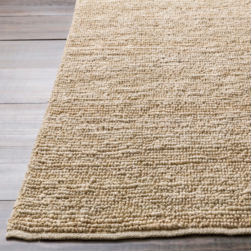 Surya Continental COT-1930 Natural Fiber Area Rug, Cream, 8' Round
