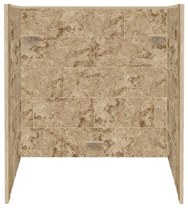 Transolid, Shower Surround, 60"x32"x60", Sand Mountain