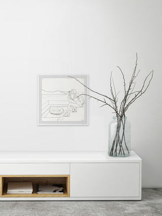 "Feel the View" Framed Painting Print, 18"x18"