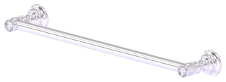 Carolina Crystal 36" Towel Bar, Satin Chrome