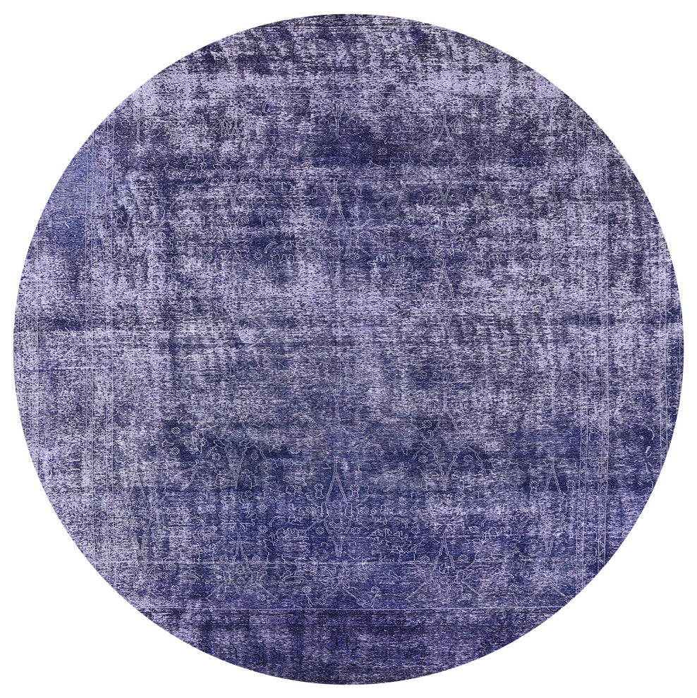 Ahgly Company Indoor Round Mid-Century Modern Area Rugs, 5' Round