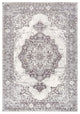 Surya Wanderlust WNL-2303 5'3"x7'3" Rug, Silver Gray/White
