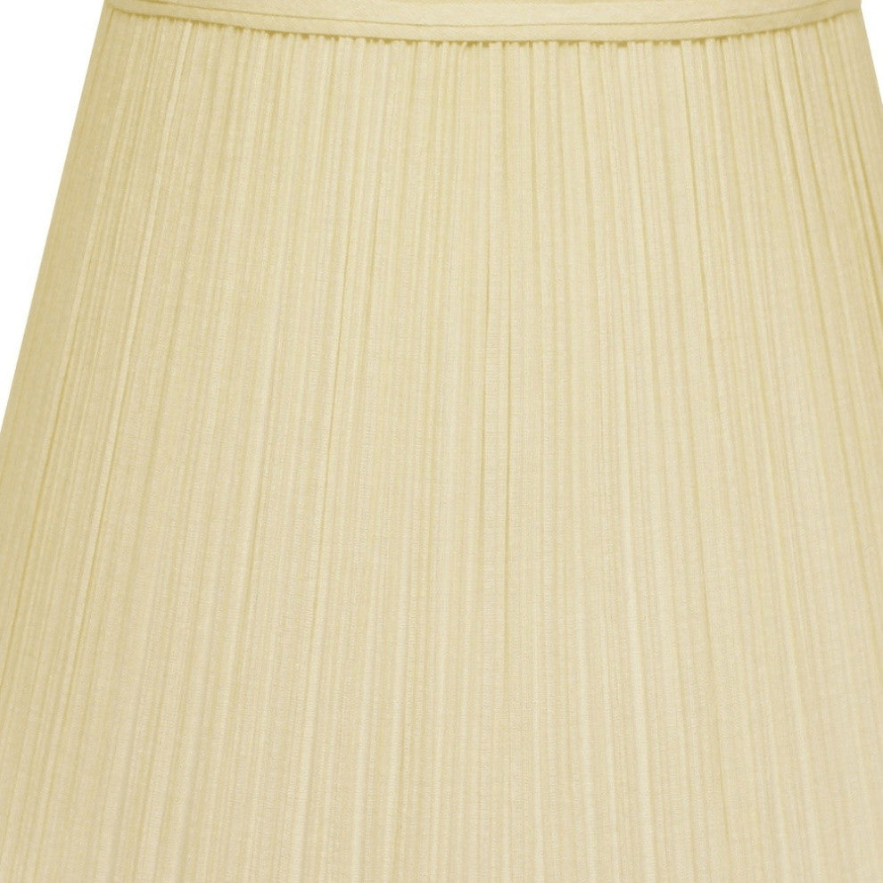 18" Ivory Empire Deep Slanted Broadcloth Lampshade