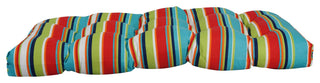 42"X19" U-Shaped Patterned Tufted Settee/Bench Cushion, Benjamin Island