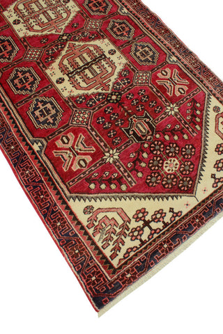 Fine Vintage Distressed Erhan Pink/Ivory Runner, 3'8 x 9'9