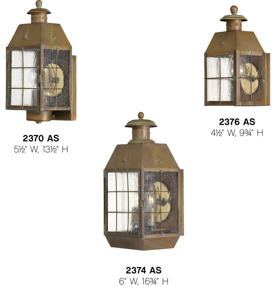 Hinkley Nantucket One Light Wall Mount 2376AS