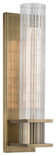 Vertical Ribbed Glass Wall Light | Andrew Martin Sperry