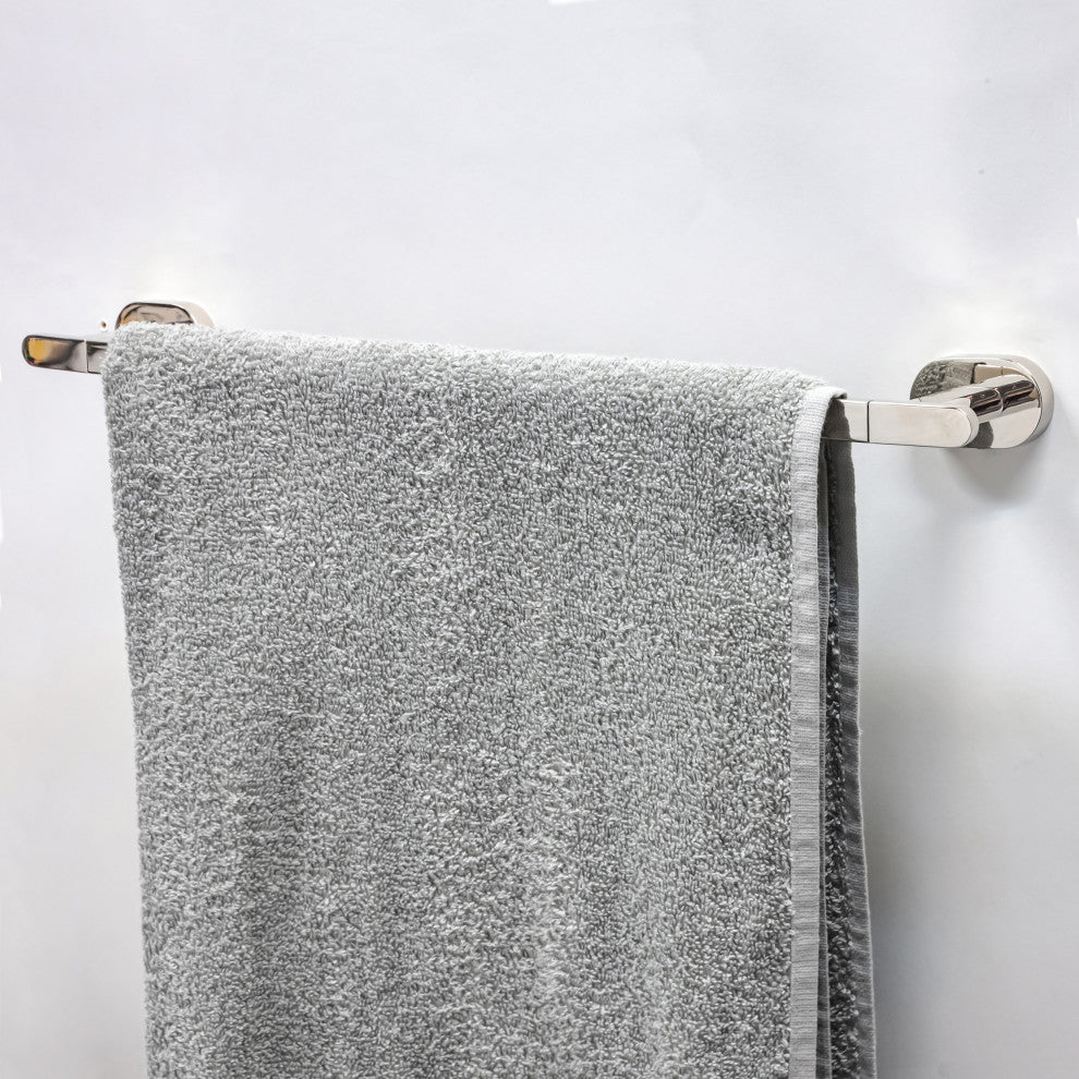 Moscow Series Polished Nickel Bathroom 18in Towel Bar