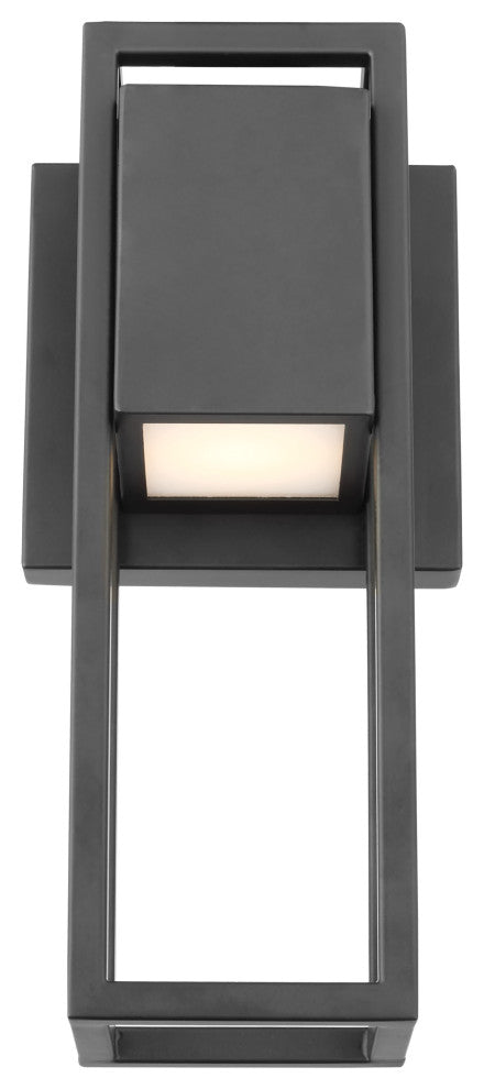 Supreme 10W LED Small Wall Lantern, Matte Black Finish