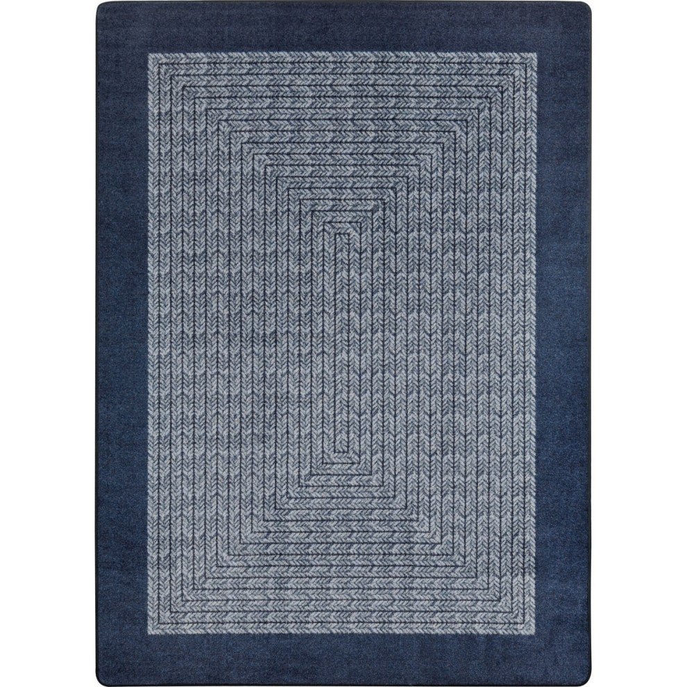 Like Home 3'10" X 5'4" Area Rug, Color Navy
