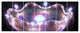 3D Surreal Purple Illustration, Abstract Canvas Art Print, 83"x32", 7 Panels