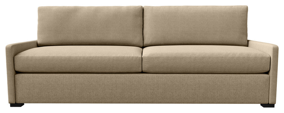 Nativa Interiors Kimpton 91" Sofa, Flax, Depth: Deep Plush
