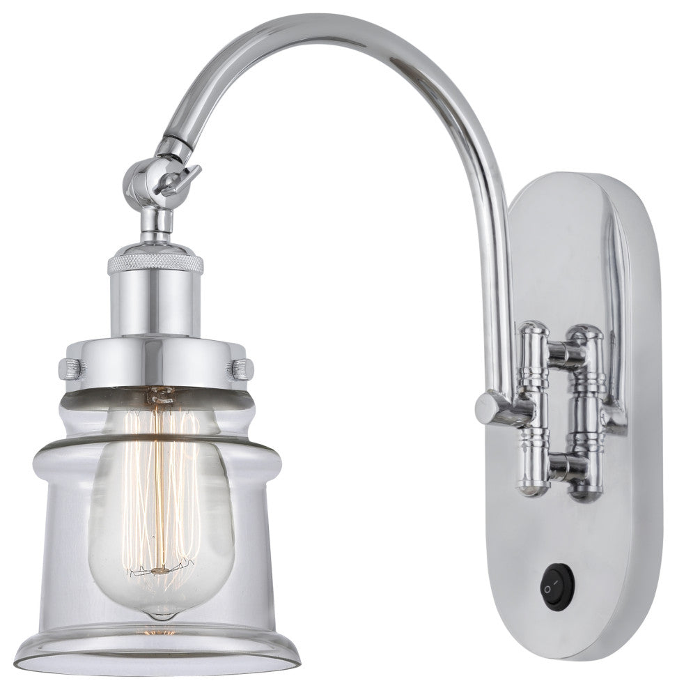 Innovations 918-1W-PC-G182S 1-Light Sconce, Polished Chrome