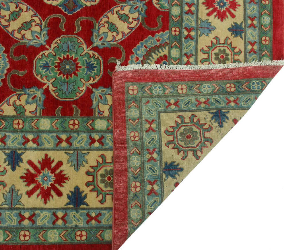 Kazak Kaseem Red Rug, 10'0x13'10