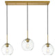 Elegant Lighting BAXTER Three Light Pendant LD2236BR