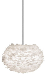 Eos Medium Plug-In Pendant, Black/White