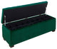 Picket House Furnishings Carson Shoe Storage Bench, Emerald