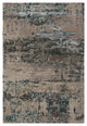 Rupec Hand-Tufted Contemporary Rug, Beige/Brown/Gray/Blue, 9'x13'