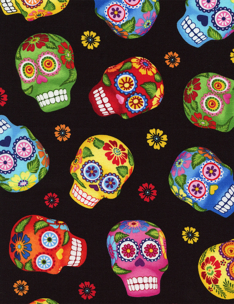 Andreas Sugar Skulls Trivet, 9" Square