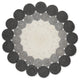 Gray Jute Braided Rug 3 Ft Round