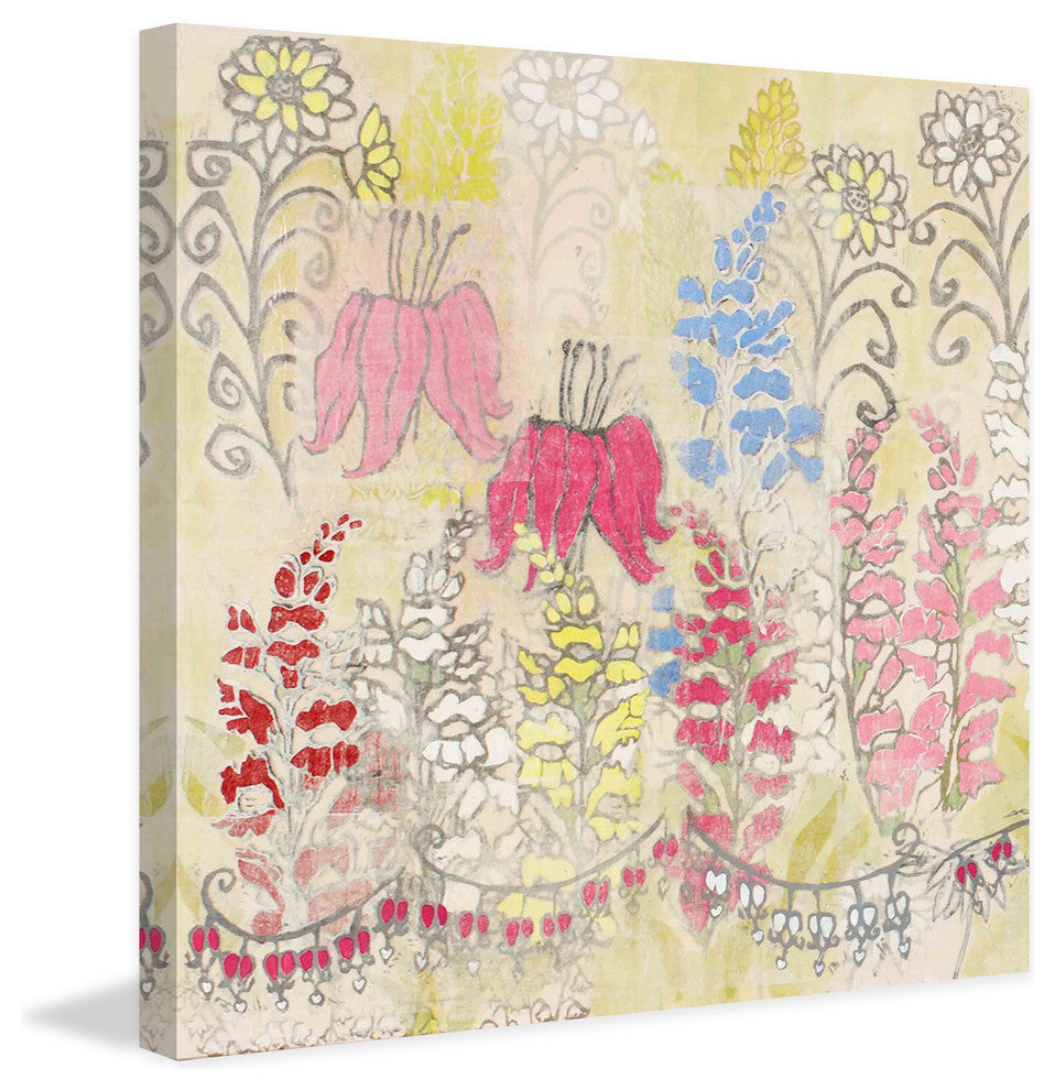 "Snaps and Hearts" Painting Print on Wrapped Canvas