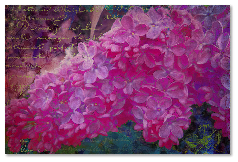 Tina Lavoie 'Vintage Lilacs' Canvas Art, 16" x 24"