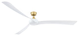 Fanimation Wrap Custom-KIT-84 Wrap Custom 84" 3 Blade Indoor / - Brushed Satin