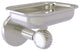 Clearview Wall Mounted Soap Dish Holder with Twisted Accents, Satin Nickel